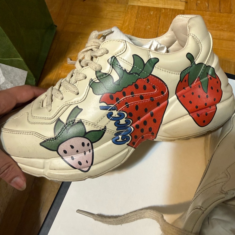 Gucci Strawberry Rhyton Sneakers